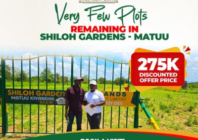Pinlands investment Juja Farm Shiloh Gardens Matuu